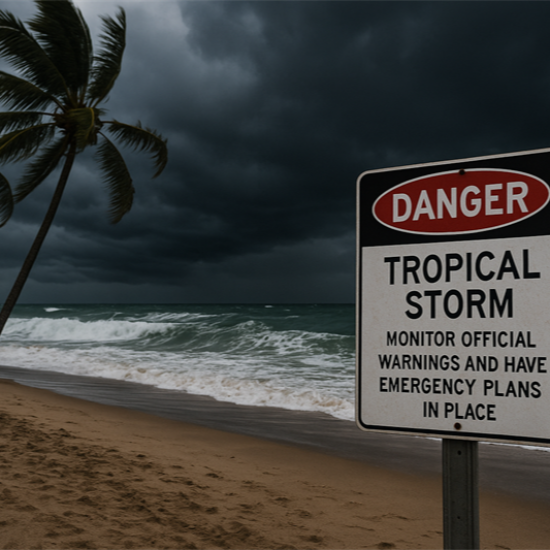 Tropical storms are spreading