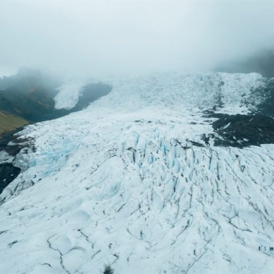 Explore a hidden glacier maze in Iceland