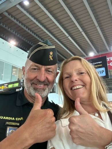 Guardia Civil hou ze te vriend