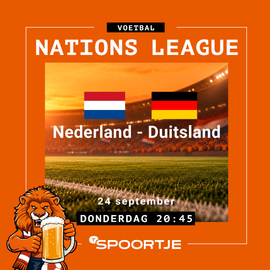 🇳🇱 NEDERLAND – DUITSLAND 🇩🇪 LIVE op GROOT scherm!