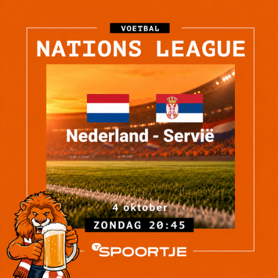 🧡 NEDERLAND – SERVIË | ZONDAG LIVE BIJ ’T SPOORTJE! 🇳🇱⚽🇷🇸