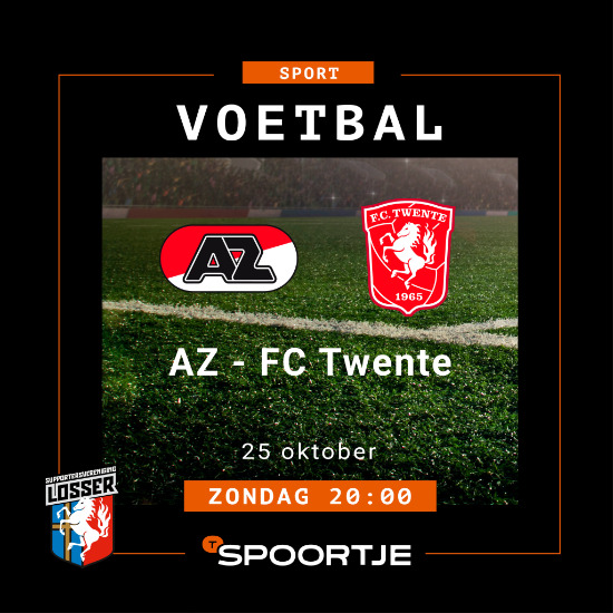AZ – FC TWENTE | ZONDAG LIVE BIJ ’T SPOORTJE!