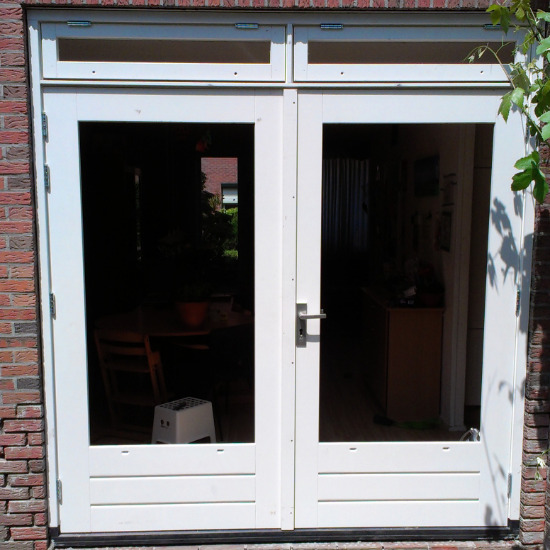 Kozijnen geplaatst